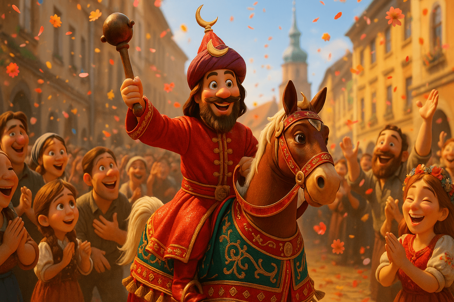 Lajkonik wraca do Krakowa po zwycięstwie