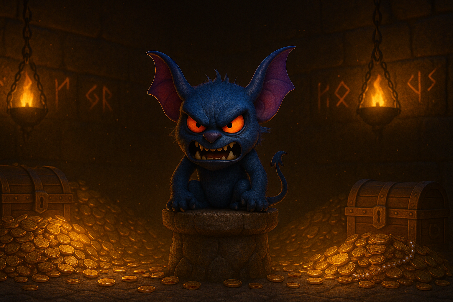 Czart na melsztyńskim Zamku