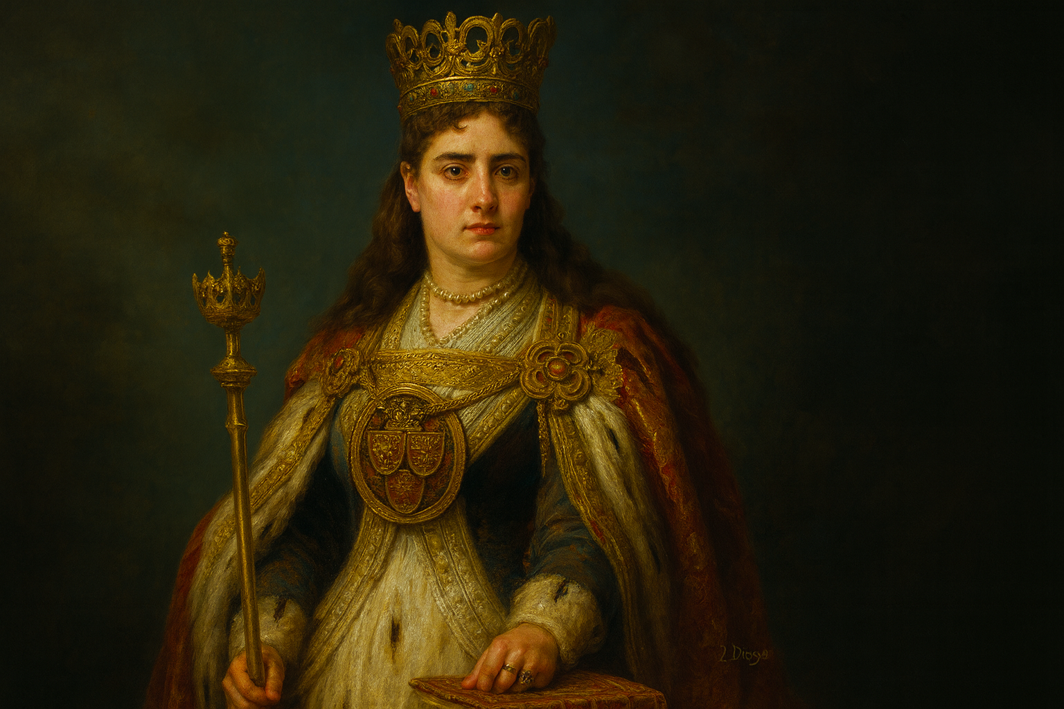 Królowa Jadwiga - obraz Jana Matejko