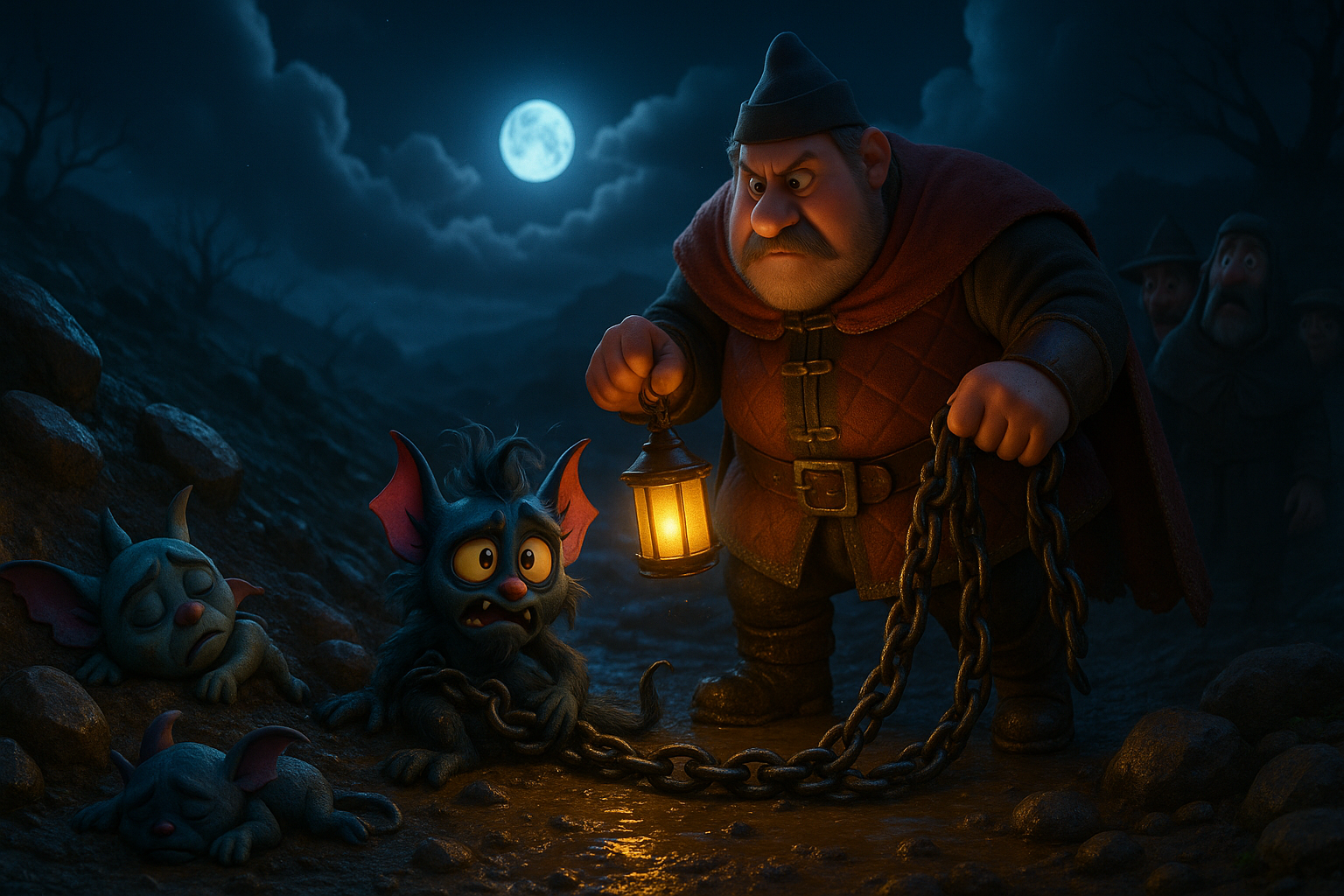 Burmistrz Melsztyna zakłada łańcuchy biesowi