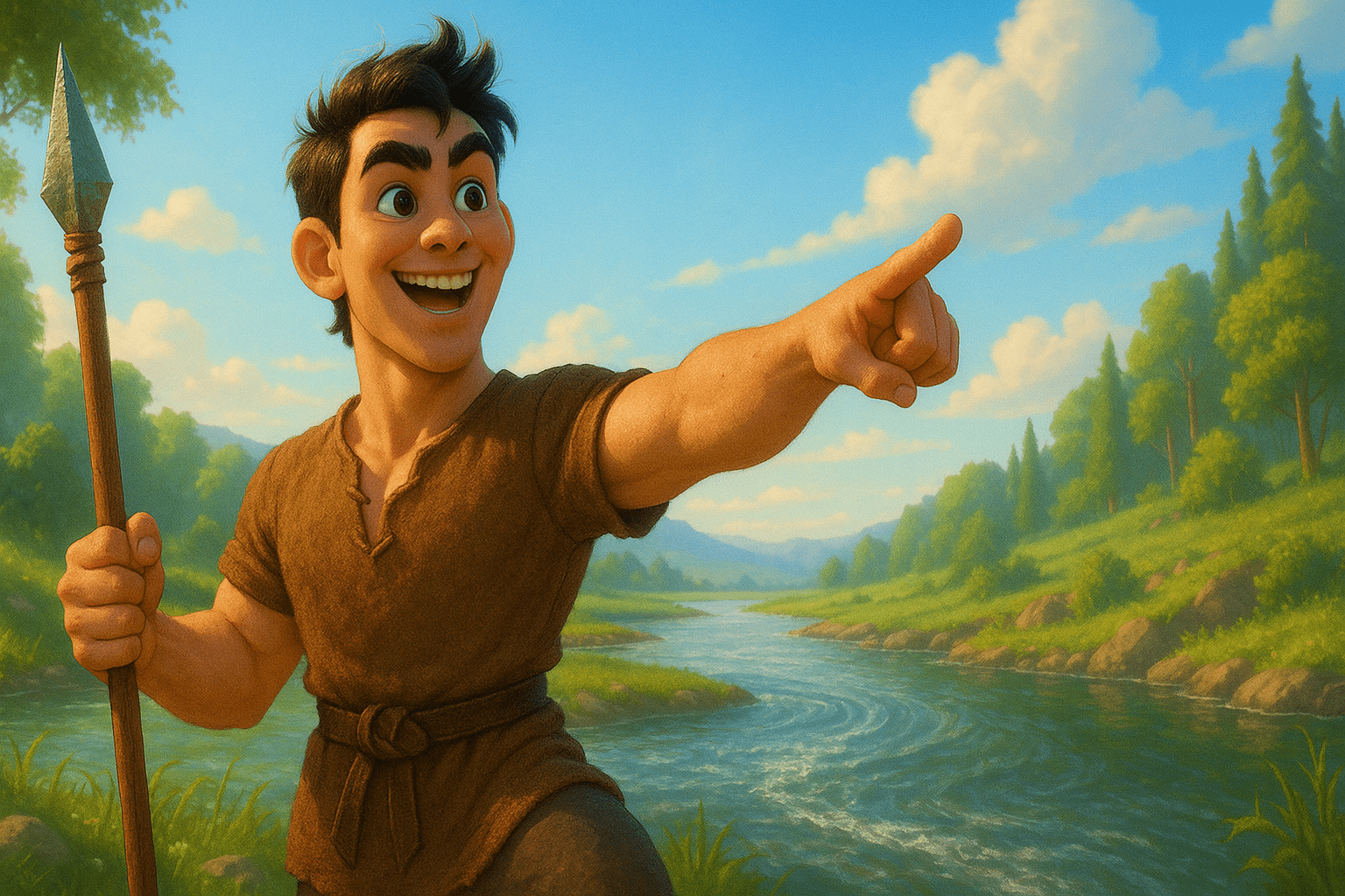 Król Krak przybywa aby wybudować Kraków