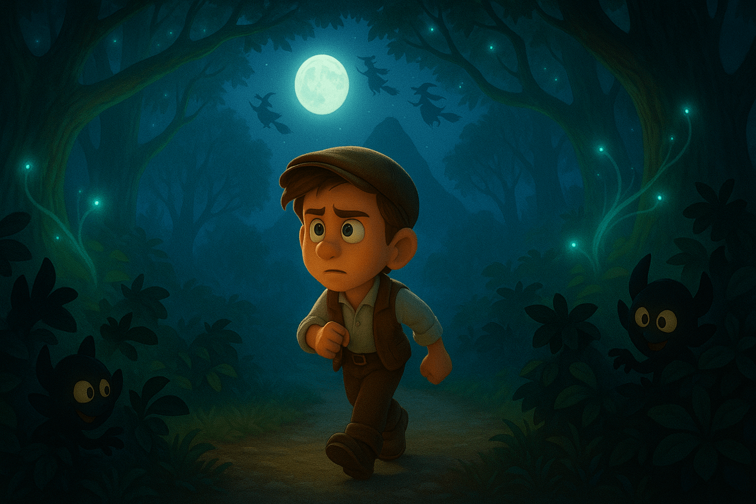 Janek, udał się w podróż na Łysą Górę